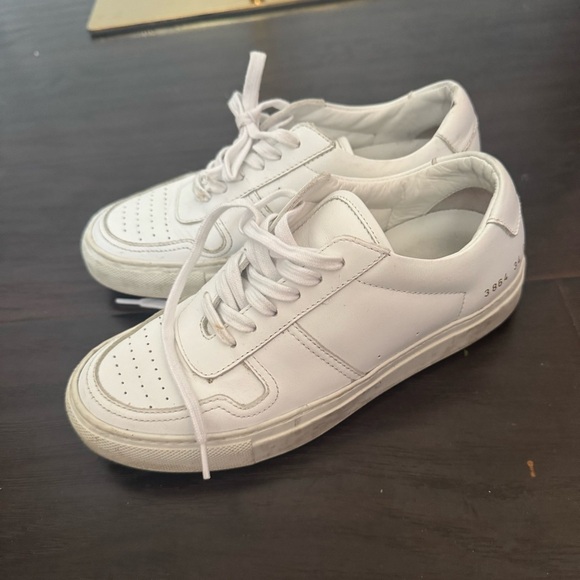 Common Projects BBall White Leather Sneakers 34 - Picture 5 of 7